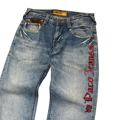 Le Paco Vintage Dragon & Tiger Jeans - vintageconcierge