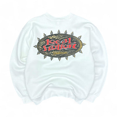 Local Motion Hawaii Vintage Sweatshirt Weiß - vintageconcierge