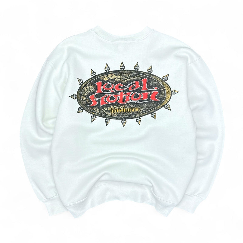 Local Motion Hawaii Vintage Sweatshirt Weiß - vintageconcierge