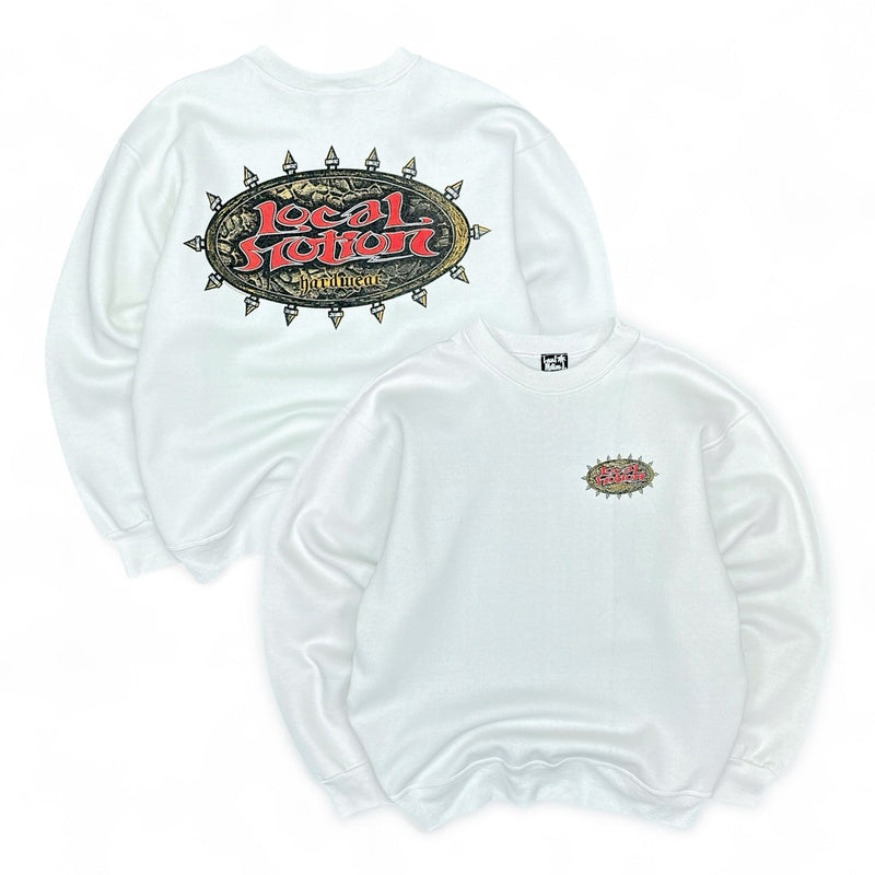 Local Motion Hawaii Vintage Sweatshirt Weiß - vintageconcierge