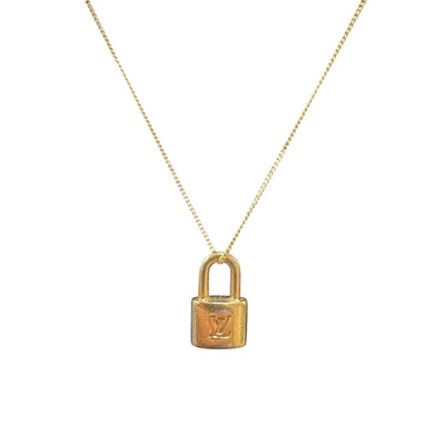 Louis Vuitton Gold Charm Necklace - vintageconcierge