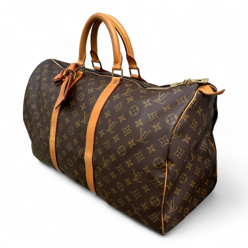 Louis Vuitton Monogram Canvas Keepall 50 - vintageconcierge