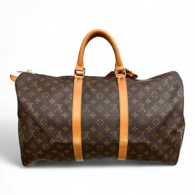 Louis Vuitton Monogram Canvas Keepall 50 - vintageconcierge