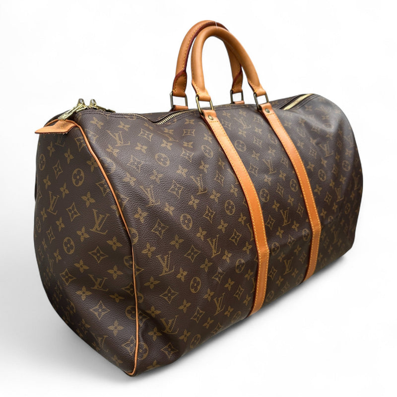 Louis Vuitton Monogram Canvas Keepall 55 - vintageconcierge