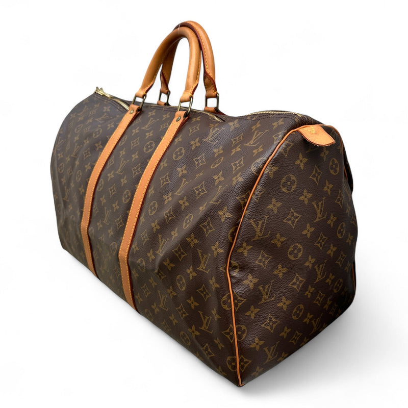 Louis Vuitton Monogram Canvas Keepall 55 - vintageconcierge
