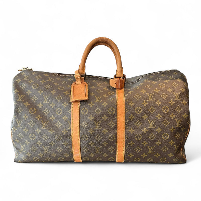 Louis Vuitton Monogram Canvas Keepall 55 - vintageconcierge