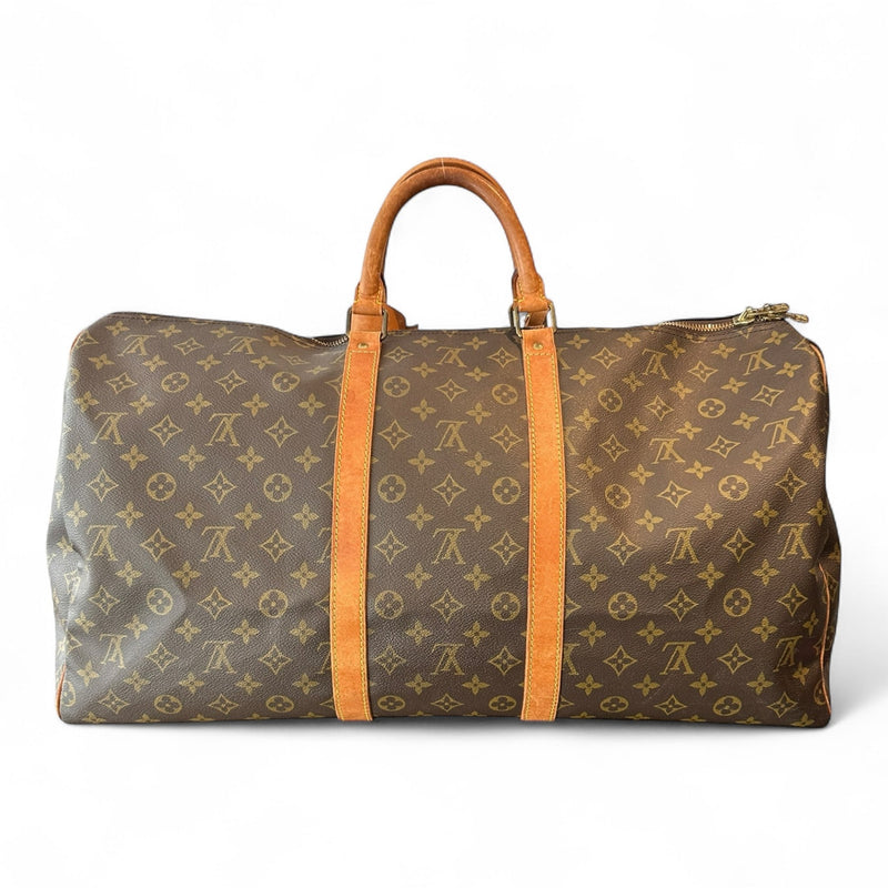 Louis Vuitton Monogram Canvas Keepall 55 - vintageconcierge