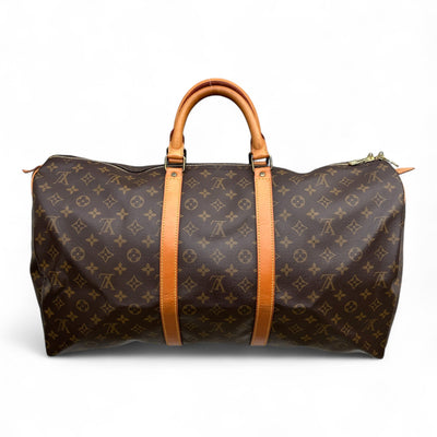 Louis Vuitton Monogram Canvas Keepall 55 - vintageconcierge
