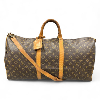 Louis Vuitton Monogram Canvas Keepall 55 - vintageconcierge