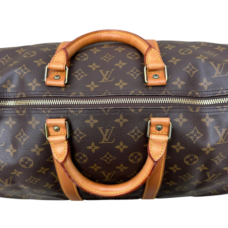 Louis Vuitton Monogram Canvas Keepall 55 - vintageconcierge