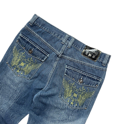 Makaveli Hip Hop Y2K Baggy Jeans - vintageconcierge