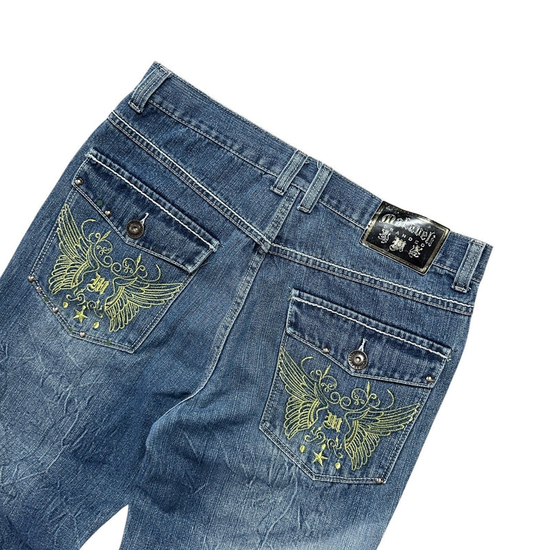Makaveli Hip Hop Y2K Baggy Jeans - vintageconcierge