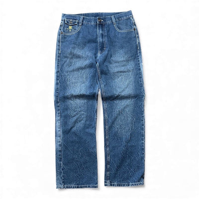 Makaveli Hip Hop Y2K Baggy Jeans - vintageconcierge