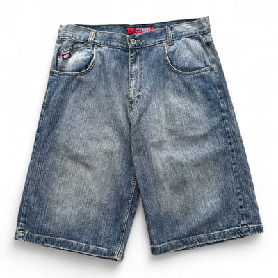 Mecca Vintage Y2K Baggy Jeans Shorts - vintageconcierge