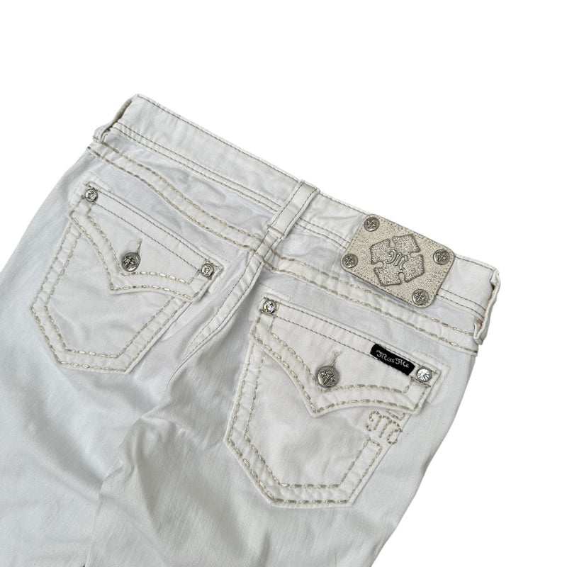 Miss Me Low Waist Y2K Bootcut Jeans - vintageconcierge
