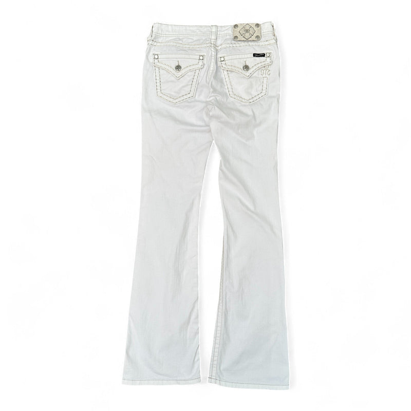 Miss Me Low Waist Y2K Bootcut Jeans - vintageconcierge