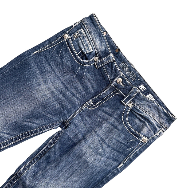 Miss Me Low Waist Y2K Bootcut Jeans - vintageconcierge