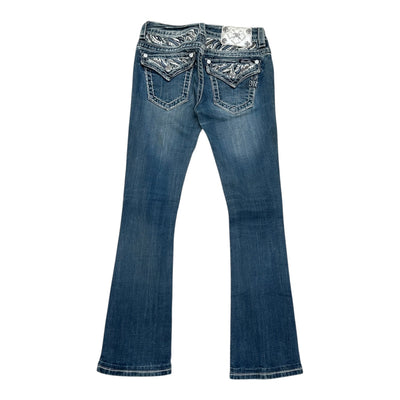 Miss Me Low Waist Y2K Bootcut Jeans - vintageconcierge