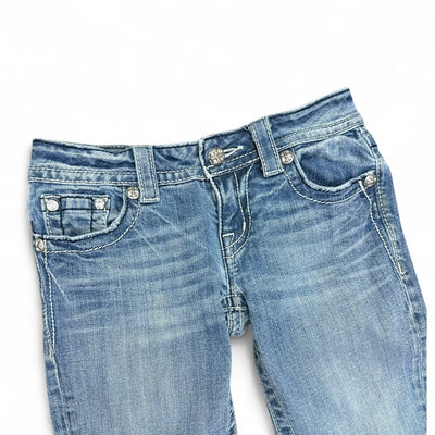Miss Me Low Waist Y2K Bootcut Jeans - vintageconcierge