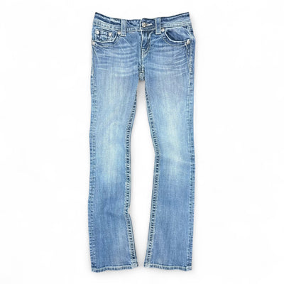 Miss Me Low Waist Y2K Bootcut Jeans - vintageconcierge