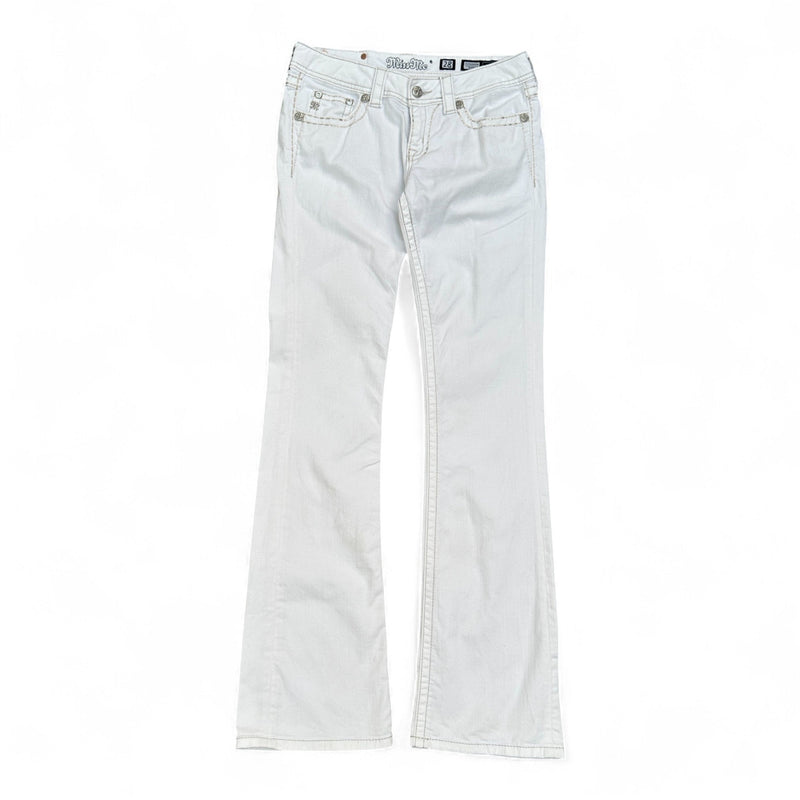 Miss Me Low Waist Y2K Bootcut Jeans - vintageconcierge