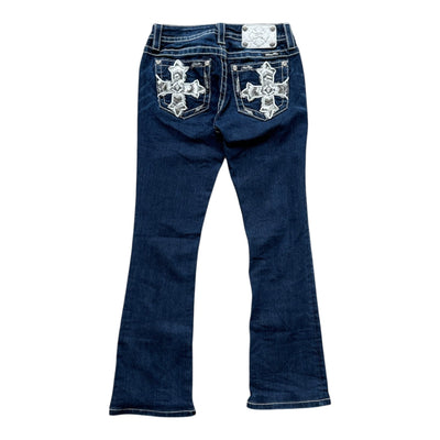 Miss Me Low Waist Y2K Bootcut Jeans - vintageconcierge