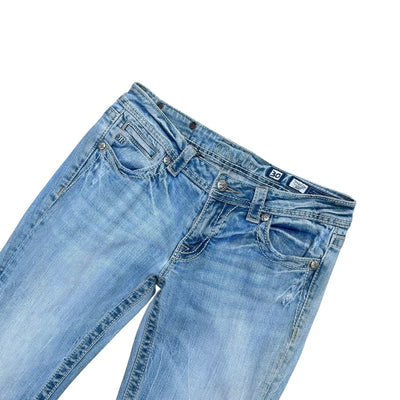Miss Me Low Waist Y2K Bootcut Jeans - vintageconcierge