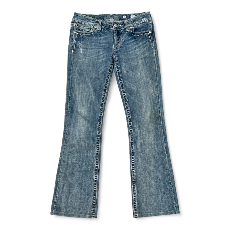 Miss Me Low Waist Y2K Bootcut Jeans - vintageconcierge
