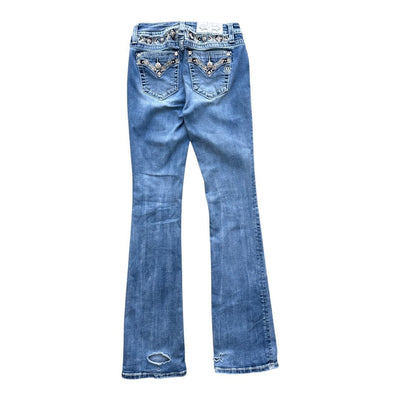 Miss Me Low Waist Y2K Bootcut Jeans | W26 - vintageconcierge