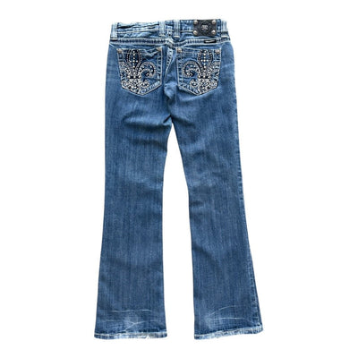 Miss Me Low Waist Y2K Bootcut Jeans | W27 - vintageconcierge