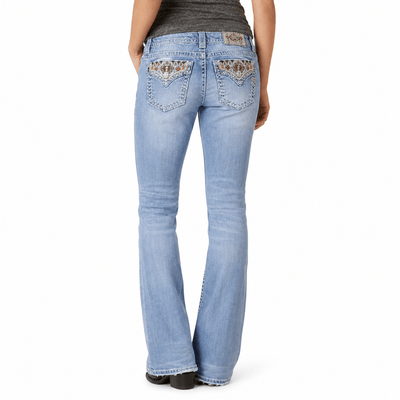Miss Me Low Waist Y2K Bootcut Jeans | W29 - vintageconcierge