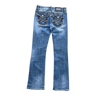 Miss Me Low Waist Y2K Bootcut Jeans | W29 - vintageconcierge