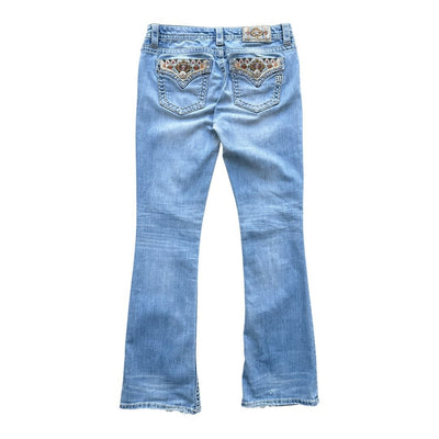 Miss Me Low Waist Y2K Bootcut Jeans | W29 - vintageconcierge