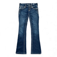 Miss Me Y2K Low Waist Bootcut Jeans - vintageconcierge