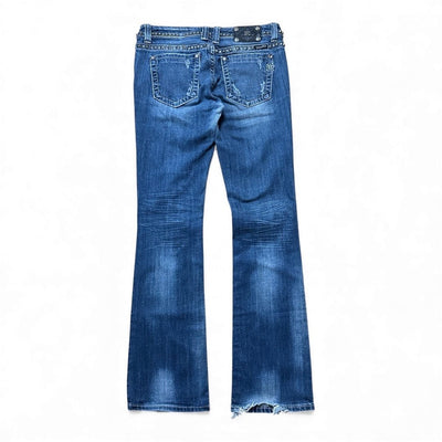 Miss Me Y2K Low Waist Bootcut Jeans - vintageconcierge