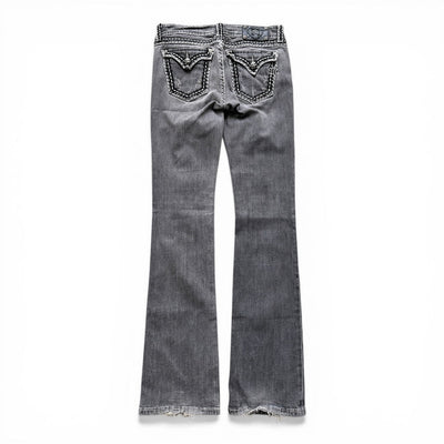 Miss Me Y2K Low Waist Bootcut Jeans | L - vintageconcierge