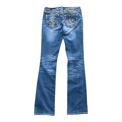Miss Me Y2K Low Waist Bootcut Jeans | W27 - vintageconcierge