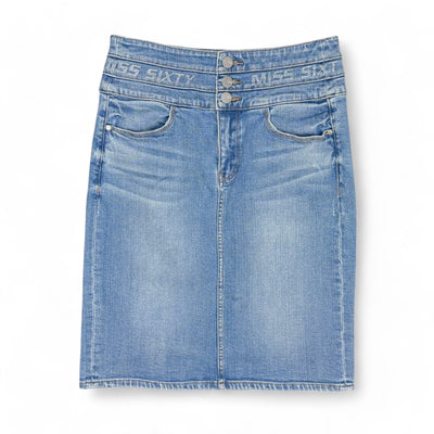 Miss Sixty Vintage Y2K Jeans Rock Blau - vintageconcierge