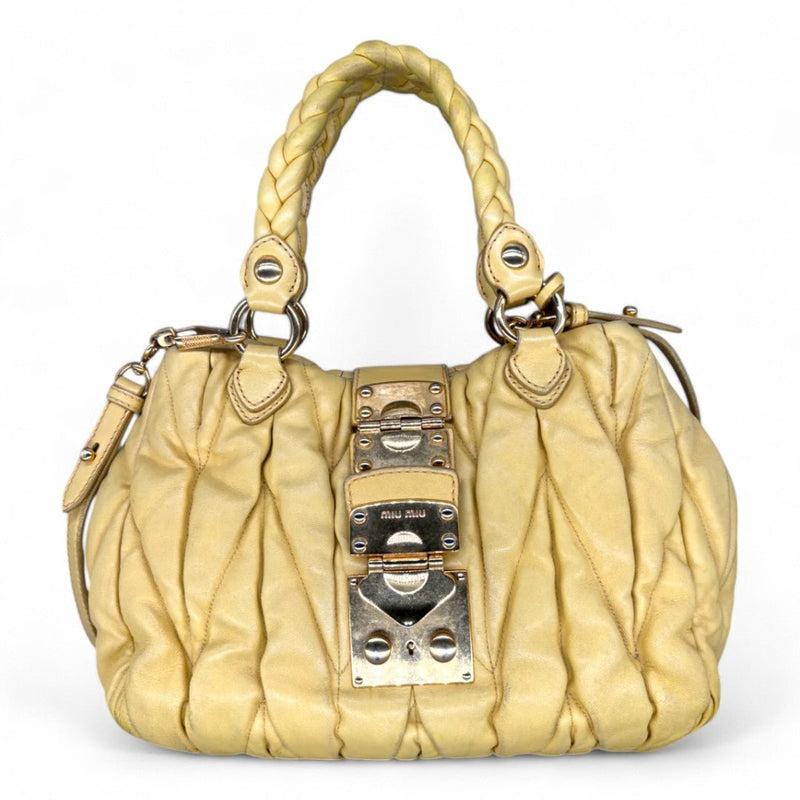 Miu Miu Matalasse Hand/Crossbody Bag - vintageconcierge