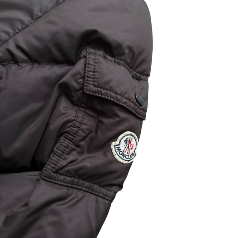 Moncler Bazille Puffer Daunenjacke Mocha - vintageconcierge
