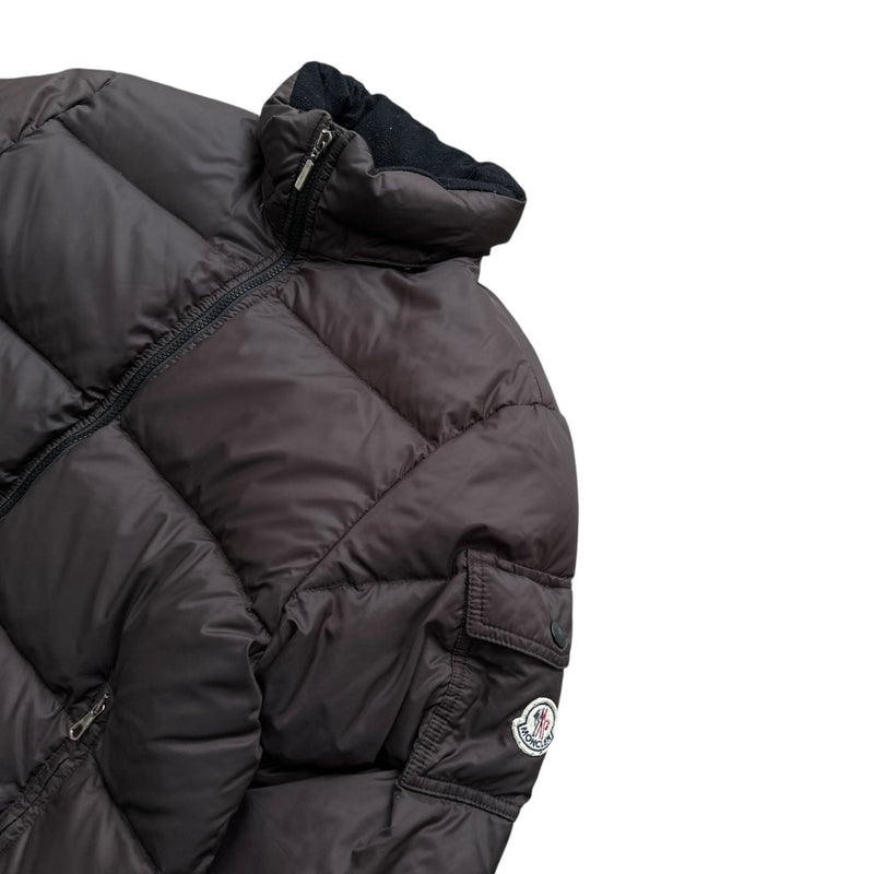 Moncler Bazille Puffer Daunenjacke Mocha - vintageconcierge