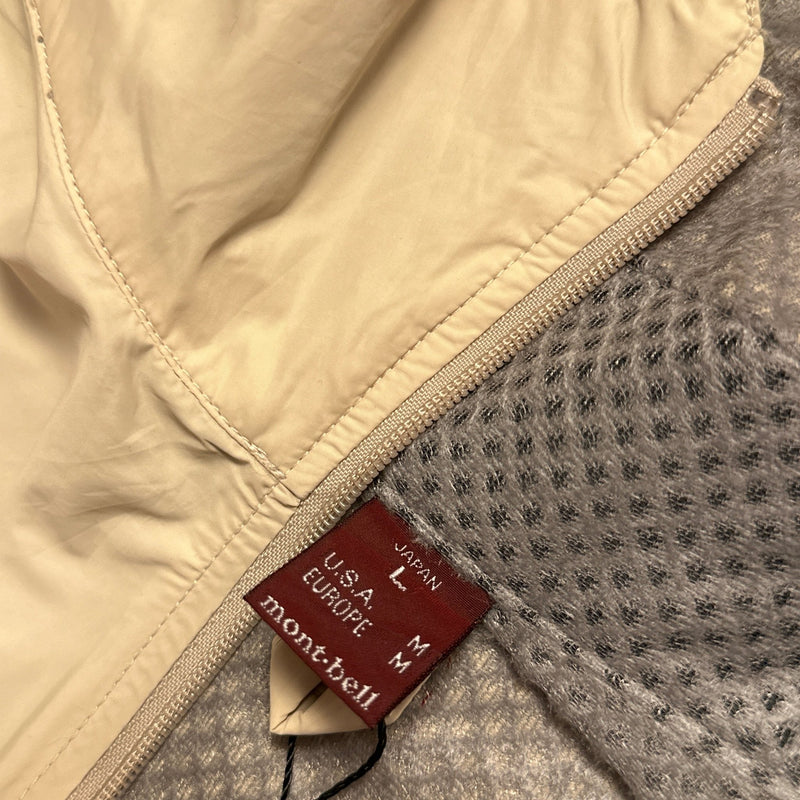 Montbell Beige Windbreaker Jacke - vintageconcierge