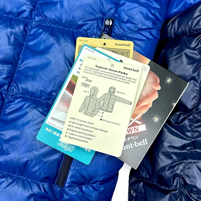 Montbell Deadstock Superior Lightweight Puffer Jacke - vintageconcierge