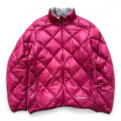 Montbell Diamond Stitch Puffer Jacke Pink - vintageconcierge