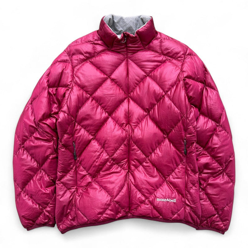 Montbell Diamond Stitch Puffer Jacke Pink - vintageconcierge