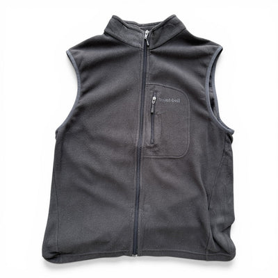 Montbell Outdoor Fleece Vest Grey | M - vintageconcierge