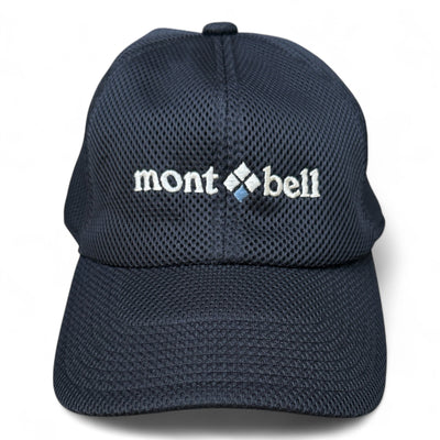 Montbell Outdoor Mesh Cap Navy - vintageconcierge