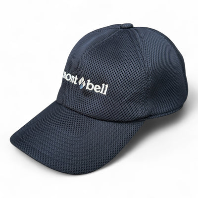 Montbell Outdoor Mesh Cap Navy - vintageconcierge