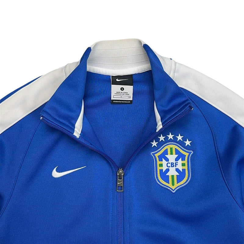 Nike 2014 Brasil Trackjacke Blau - vintageconcierge