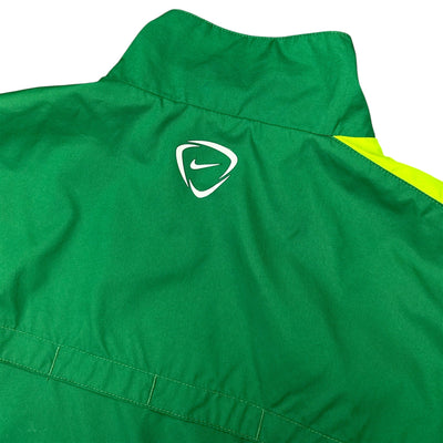 Nike Brasil Rare Vintage 2013 Trackjacke Grün - vintageconcierge